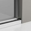 Ducha alcoba con puerta corredera NT806 FLEX Negro mate