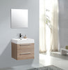 Conjunto de muebles de cuarto de baño M600 roble blanqueado