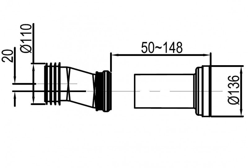 Paquete completo de WC 36: Inodoro con ducha Basic 1102