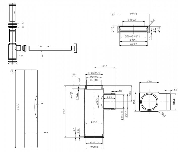 Sifón 3060