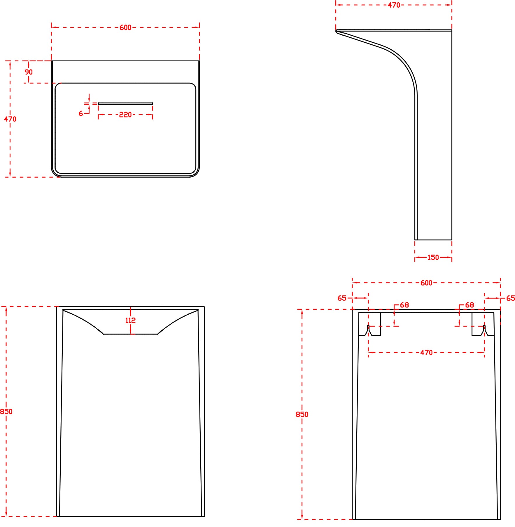 Lavabo de pedestal TWZ29