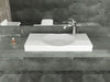 Lavabo mural Lavabo sobre encimera BS6059 en mármol fundido