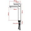 Grifo para lavabo grifo grifo de baño largo 4025CB