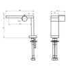 Mezclador de lavabo de diseño Grifo de baño NT3110G