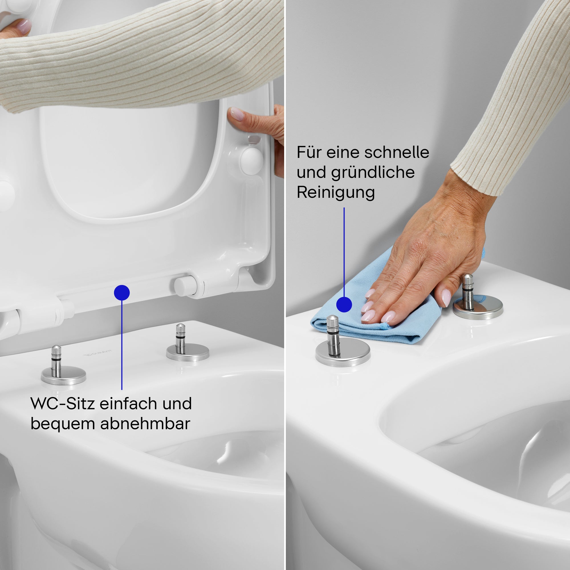 Duravit Univavo asiento de inodoro universal con cierre amortiguado